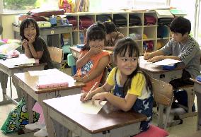 6 schools on Miyakejima Island resume classes